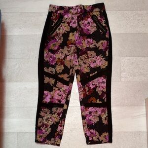 Anthro floral pants
